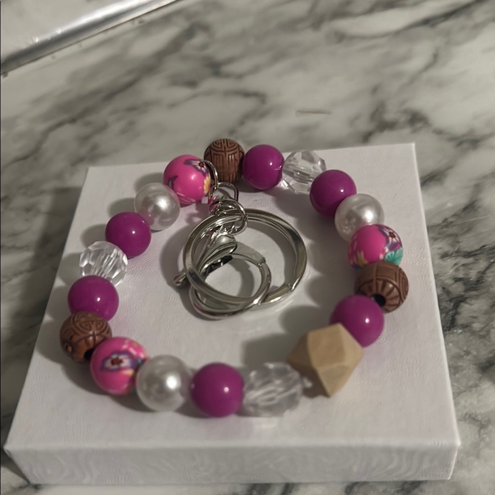 Elegant Purple Beaded Bracelet